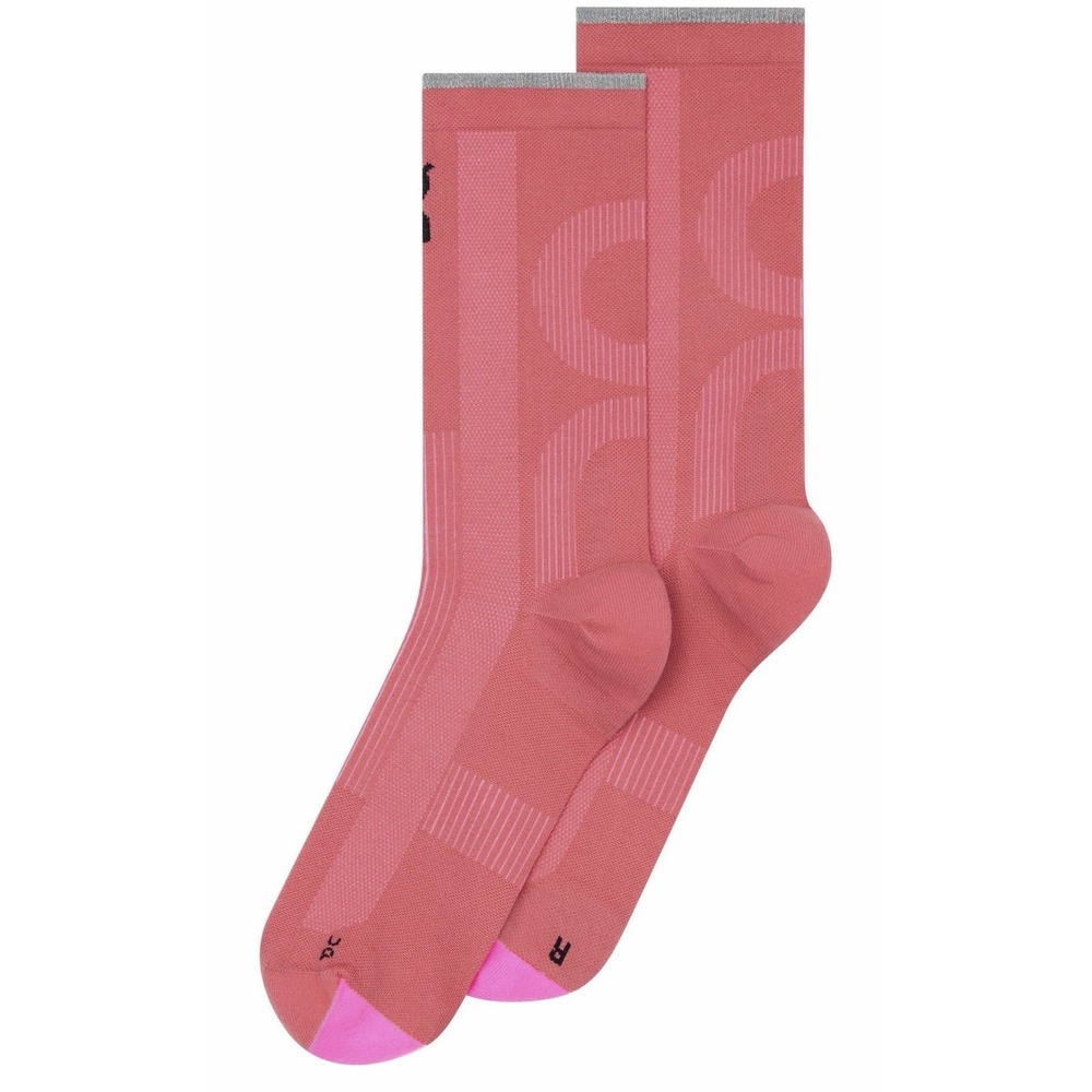 On Cloud Elite Run Sock High Women's Size 4-6 Raspberry/Pink New